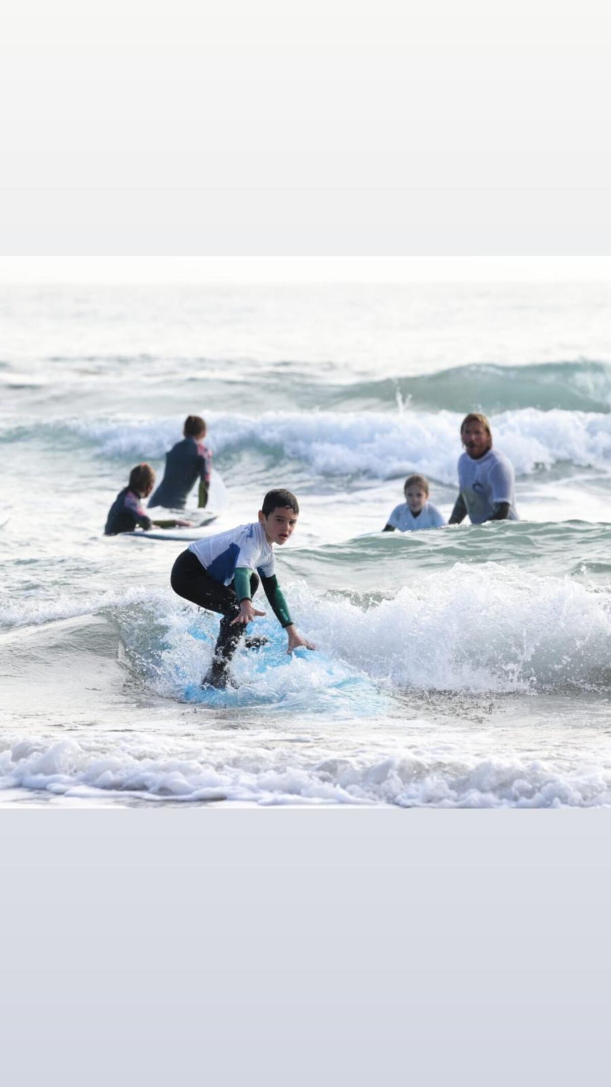 Surfing lesson