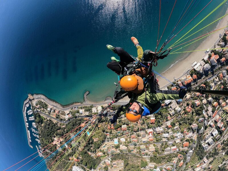 parapendio alassio paragliding liguria adventure