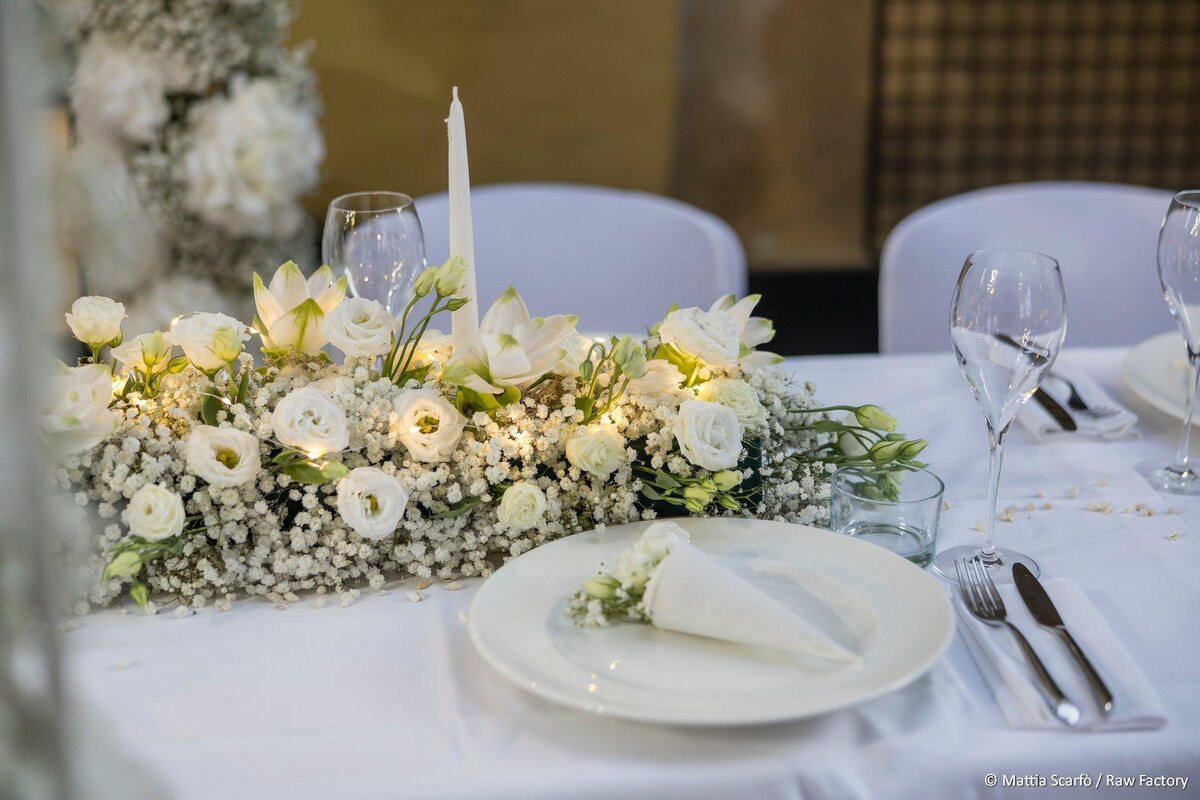 White dinner