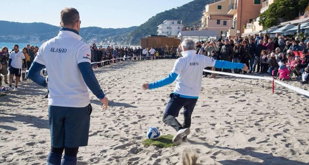 Footgolf à la plage