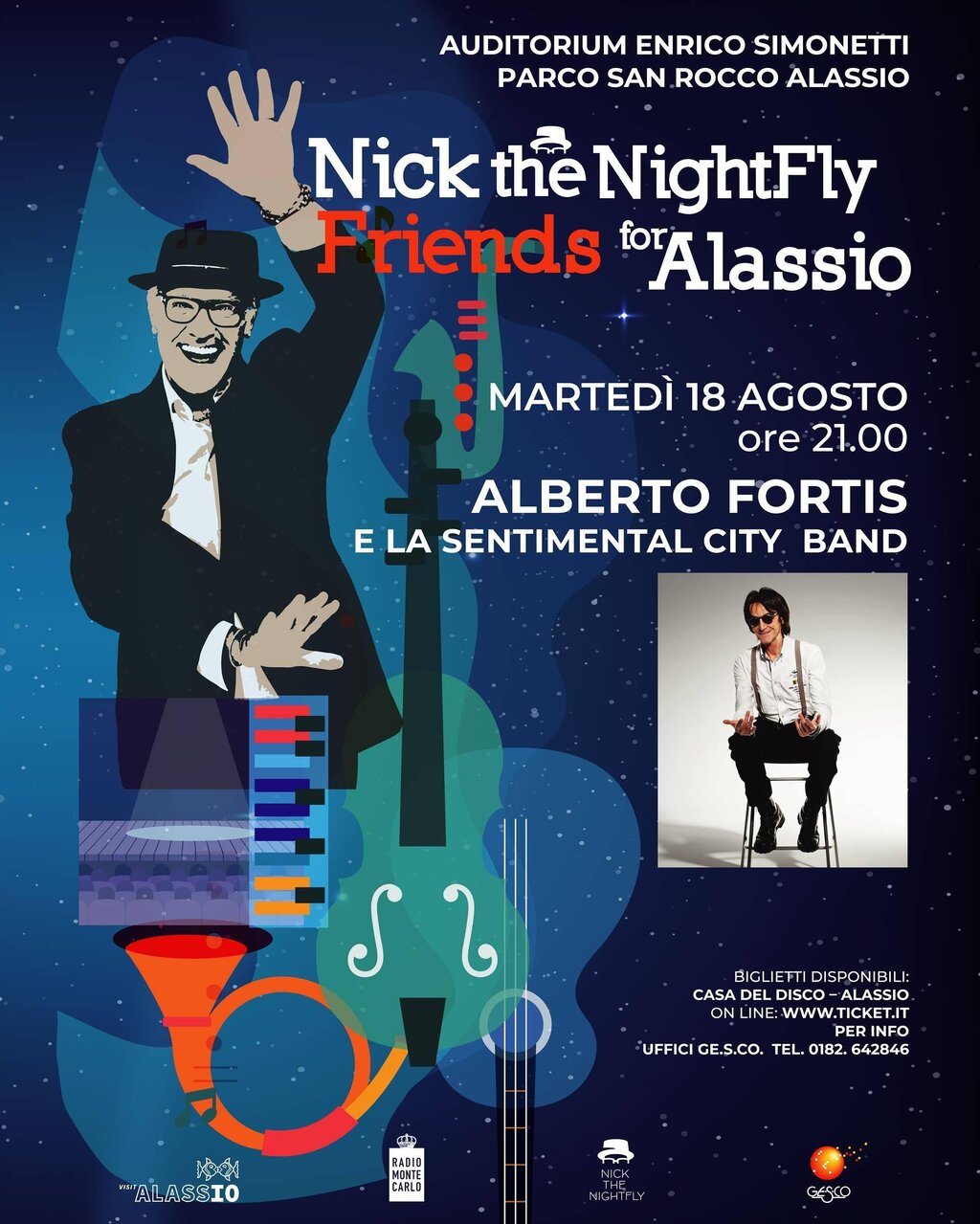 Nick le NightFly Amis pour Alassio