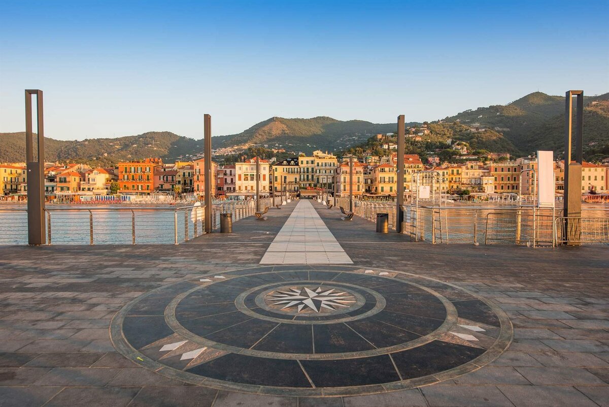 l'HOTEL LIGURE visto dal mare
