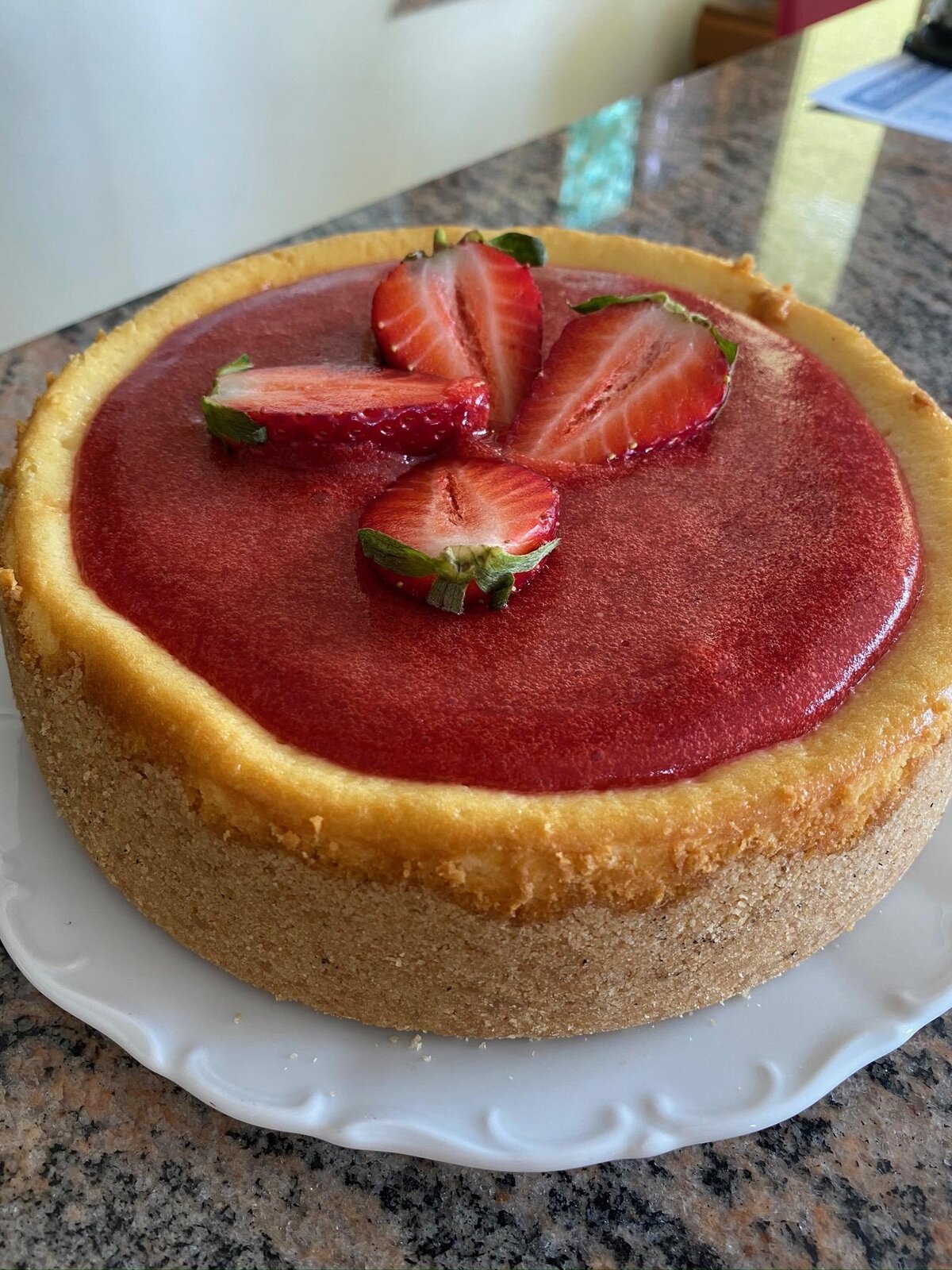 cheesecake di fragole