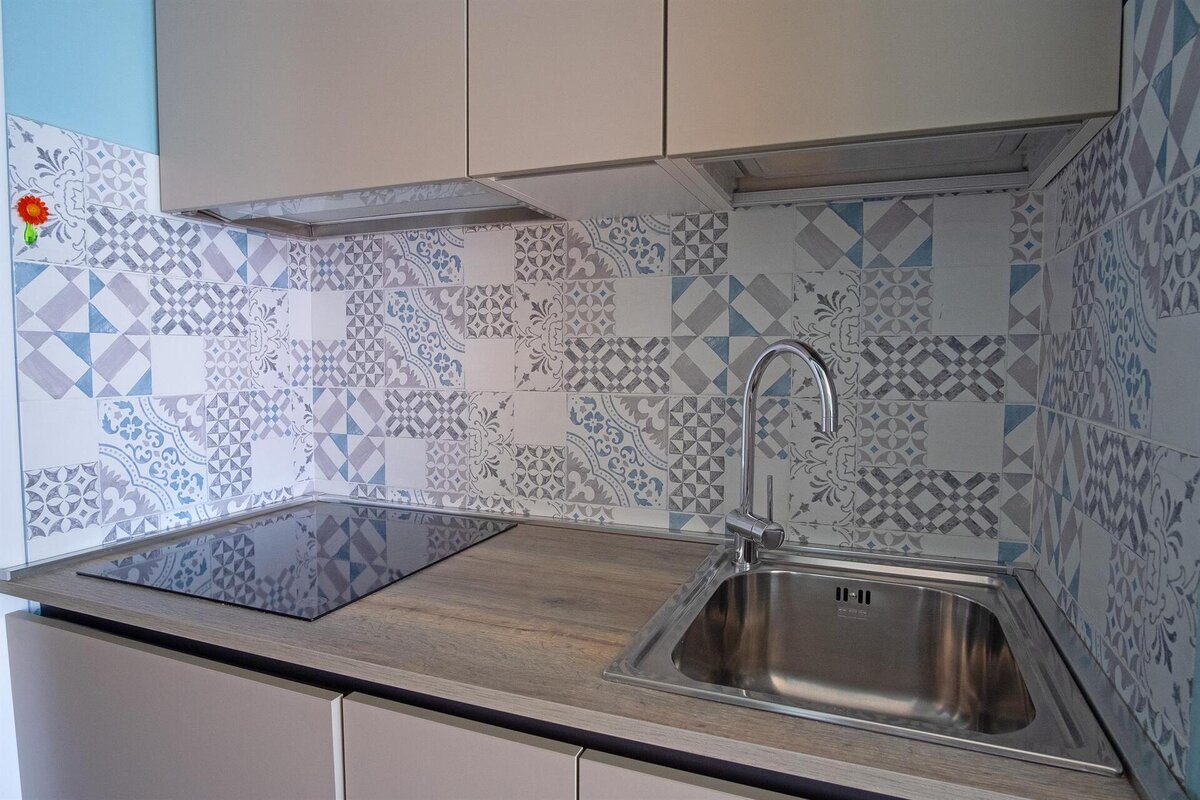 solemare cucina bilocale fronte mare