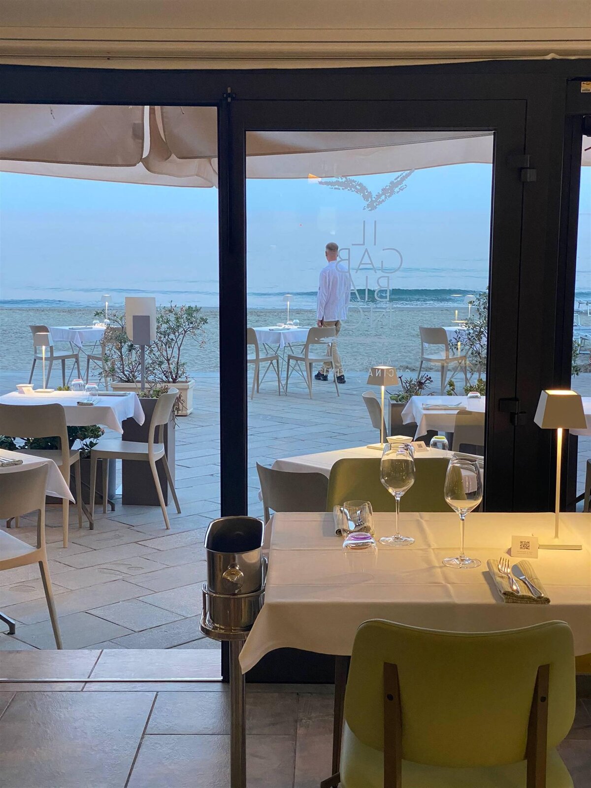 Ristorante Gabbiano vista mare 2